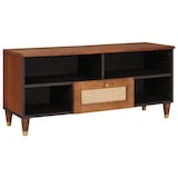 thumbnail of Helloshop26 - Mobile porta TV moderno dal design elegante e con spazio per riporre gli oggetti 100 x 33,5 x 46 cm in legno di mango 02_0057902