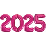 thumbnail of Folienballon 2025 pink Silvester XL Ballon