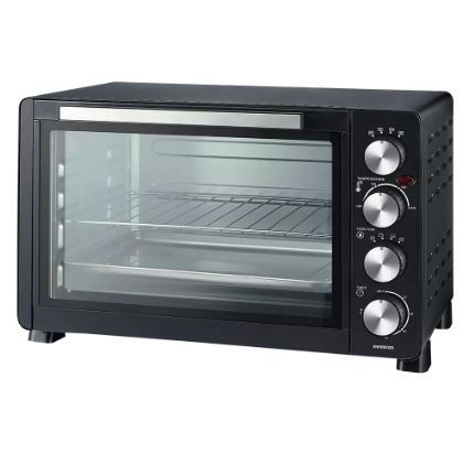 INFINITON MiniHorno HSM-26B61, 60 Litros, 2500 W, Temporizador, Negro