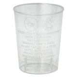 thumbnail of 80x Einweg-Schnapsglas 4cl  PS mit Eichstrich bei 2cl und 4cl transparent