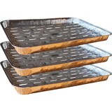 thumbnail of Grillschale Aluminium 3er Set Silber Rechteckig - Ideal für Grillgut und Beilagen 3 Stück
