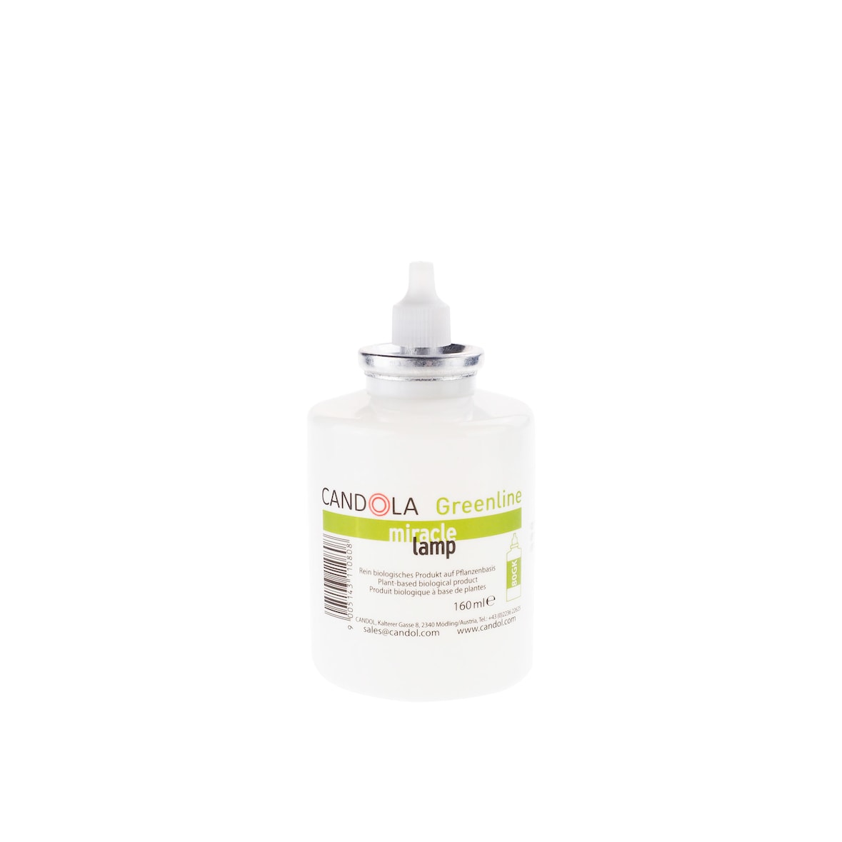 24x Candola Austauschflasche Greenline 160 ml Brenndauer bis 50h (80 GK)