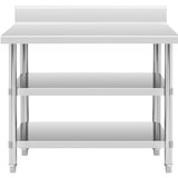thumbnail of Royal Catering - RVS werktafel - ECO - 100 x 60 cm - 500 kg - tussenplank -