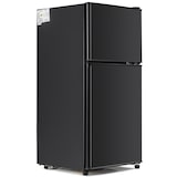 thumbnail of Merax mini frigorífico retro con congelador, 60 L, 2 puertas, 86.8 cm, compacto para solteros, oficina y minibar de hotel, LED, 102 kWh/año, negro