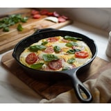 thumbnail of Lodge | Batterie de cuisine en fonte naturelle 4 pièces | Cocotte, 2 poêles, Crêpière | Sain et sans PFAS | Tous feux dont induction, four & BBQ | Mad