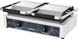 thumbnail of Parilla de contacto doble ranurada y lisa, acero inoxidable, 21 x 57 x 39 cm, temperatura hasta 300°C, 3,6 kW, 10593 Vaiotec