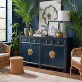 thumbnail of OPIUM OUTLET Asia Meubles Commode Buffet Armoire sideboard console chiffonnier 31196 bleu foncé asiatique chinois oriental entièrement monté