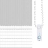 thumbnail of vidaXL Doppelrollo Hellgrau 75x150 cm Stoffbreite 70,9 cm Polyester