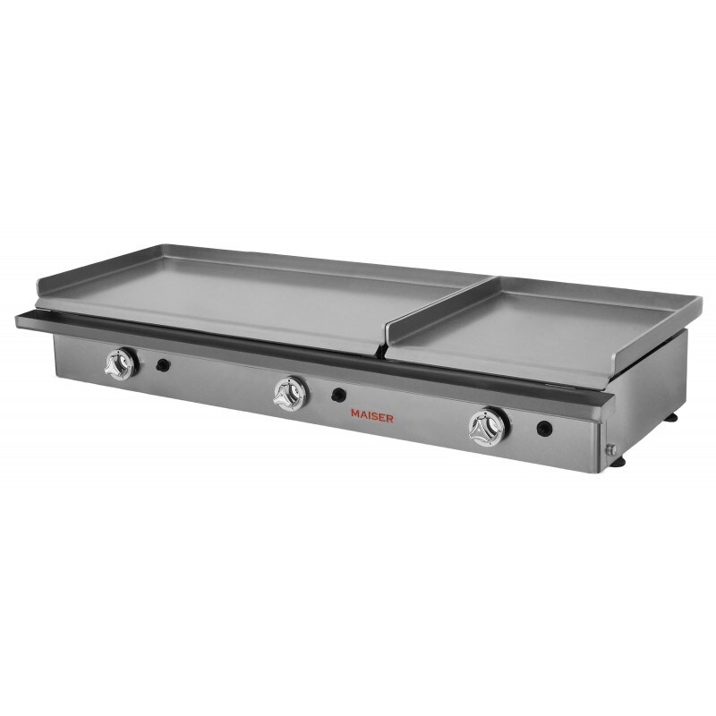 Plancha gas 80+40 acero laminado PG80+40 Maiser