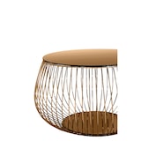 thumbnail of SalesFever salontafel 60 cm rond | spiegelend glazen blad | metalen frame | B 72 x D 72 x H 42 cm | roségoudkleurig