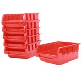 thumbnail of Stapelboxen mit Wandregal rot 32 tlg, Kleinteilemagazin