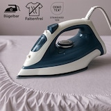 thumbnail of EXKLUSIV HEIMTEXTIL Frottee Spannbettlaken Rundumgummizug Marke 70 x 140 cm Flieder 80% Baumwolle 20% Polyester  Öko - Tex Zertifiziert Bed-Sheet