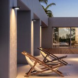 thumbnail of Lumisky Applique murale solaire aluminium ALA WALL Noir 14.5 cm Aluminium Noir