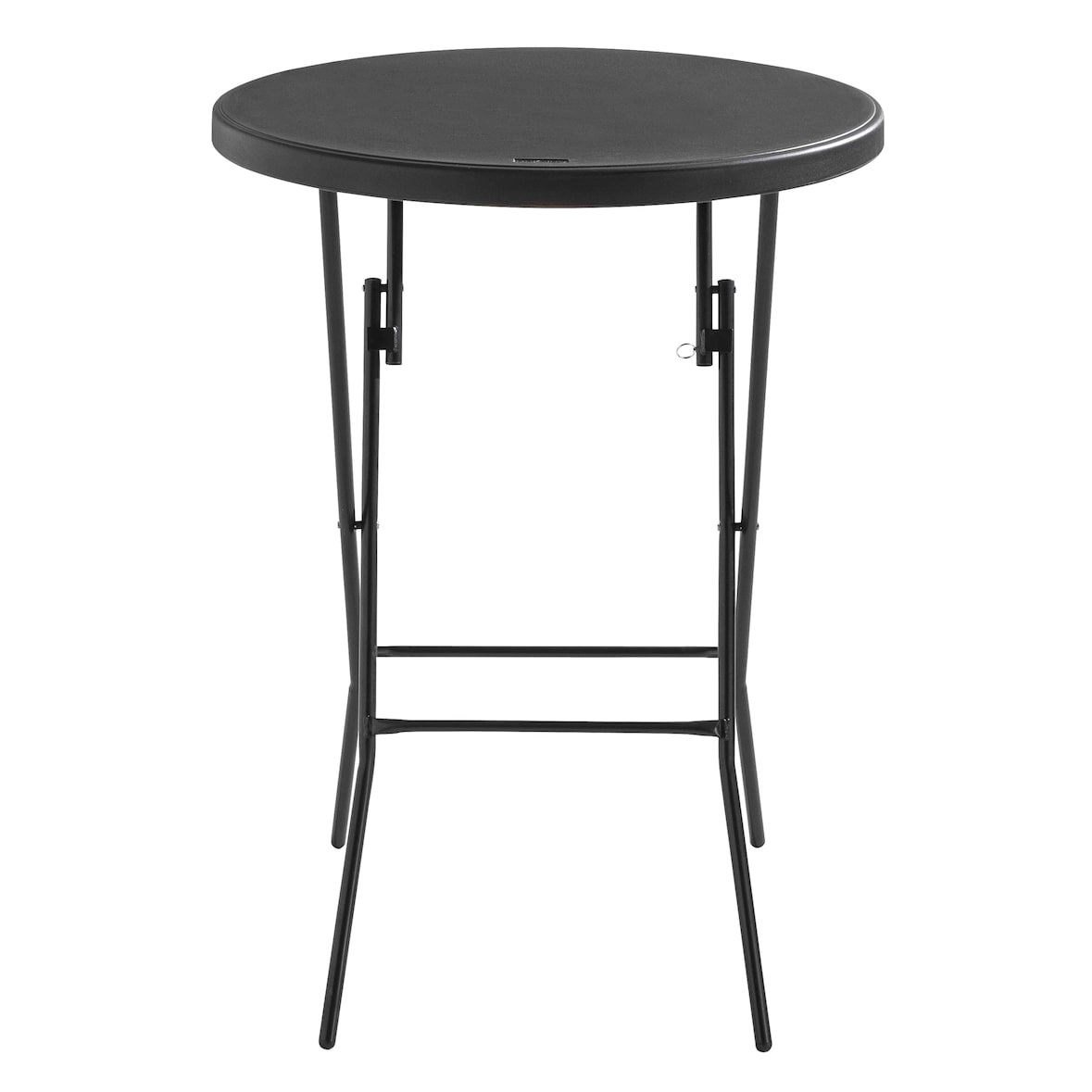 Tavolo pieghevole Rekkem HDPE 80 x 80 x 110 cm Nero