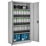 thumbnail of tectake Armoire métallique 5 niveaux - gris, 90 cm - 402483