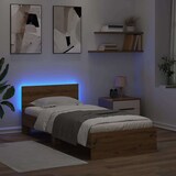 thumbnail of vidaXL Bettrahmen mit Kopfteil Artisan-Eiche 90 x 200 cm Holzwerkstoff