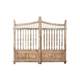 thumbnail of Biscottini Große Eingangstore 227x15x204 cm - Gartentor - Außentore - Gartenzaun - Holz- und Eisentor