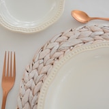 thumbnail of EME Mobiliario Juego Vajilla Florencia Crema fabricado en gres vitrificado 18 piezas