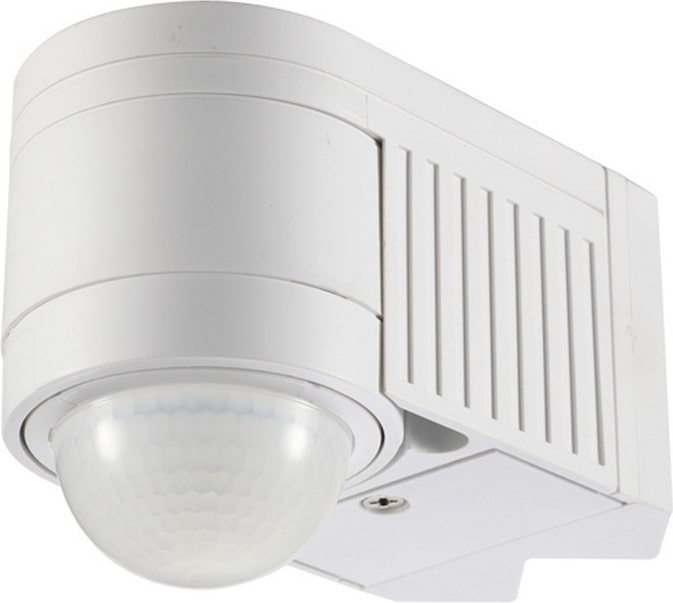 Alcapower 360° PIR-Ecksensor IP44 für Heim- & Profibeleuchtung, Erfassung bis 12m, 1200W Last.