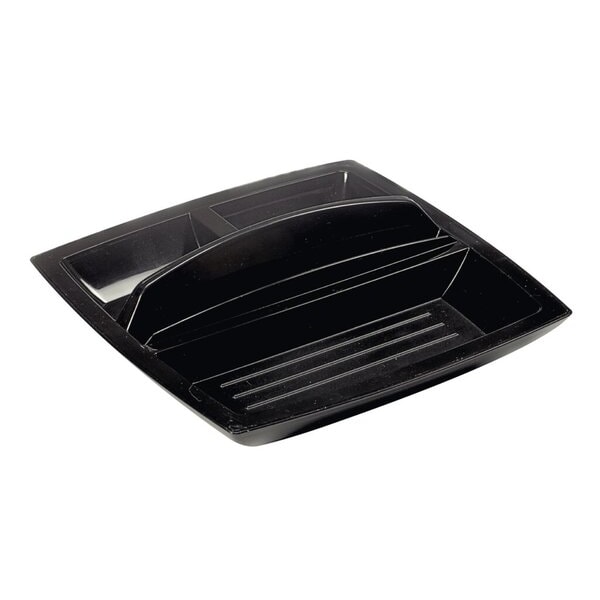 Schreibtisch-Butler Ares, schwarz 5 Fächer, inkl. schmales Fach für