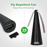 thumbnail of VerminBuster Tischfliegenabwehr - 4er Pack - Ökologisch und sicher - Wespenabwehr - Fliegenfänger - Fliegenfalle