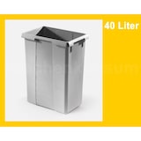 thumbnail of Hailo Inneneimer 1080369 hellgrau 40 Liter 415 x 285 x 500 mm