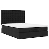 thumbnail of vidaXL Ottoman-Bett mit Matratze & LEDs Schwarz 140x190 cm Stoff