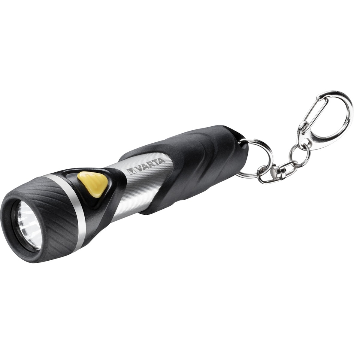 Varta Day Light Key Chain Light Aluminio, Negro Linterna de llavero LED