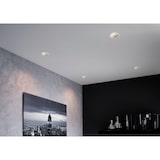 thumbnail of Paulmann LED Einbauleuchte 3-Step-Dim Cole Coin Basisset  IP44 rund 88mm  Coin 3x6W 3x470lm 230V dimmbar 2700K Weiß matt#Silber 93410