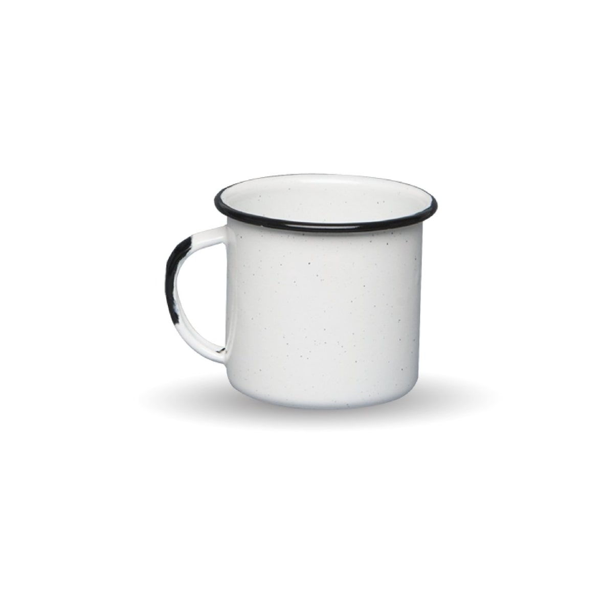 Graniteware – Mug en acier émaillé – 360ml - Blanc