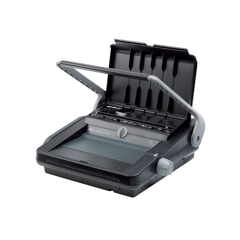 Drahtbindegerät WireBind W20, grau, bindet 125, stanzt 20 Blatt