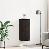 thumbnail of vidaXL Wandschrank Schwarz Eichen-Optik 34,5 x 34 x 90 cm