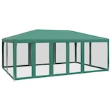 thumbnail of vidaXL Partyzelt mit 10 Mesh-Seitenteilen Grün 6x4 m HDPE