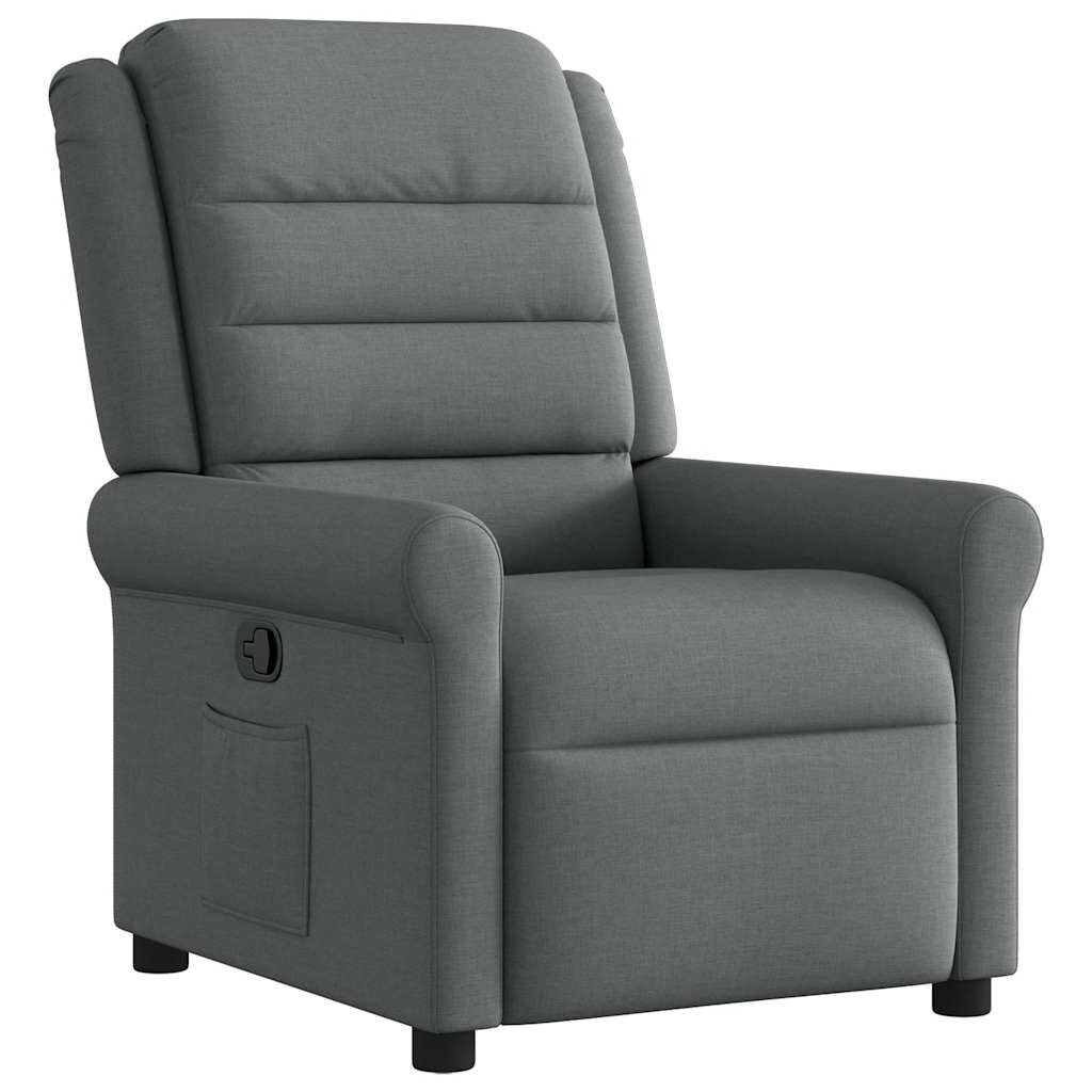 Fauteuil inclinable Gris foncé Tissu Modèle Yermoniax