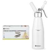 thumbnail of Sahnespender Kitchen Line, weiß, HENDI, Kitchen Line, 0,95L, ⌀95 x 32 cm + 24 Sahnekapseln (N2O)