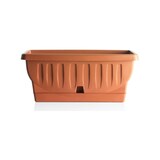 thumbnail of Fioriera rettangolare cm 50 natura terracotta 30204 bama sottovaso fiori piante
