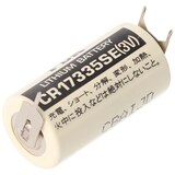 thumbnail of Sanyo Lithium Batterie CR17335 SE Size 2/3A, 3er Print Lötfahnen, Rastermaß 7,6mm