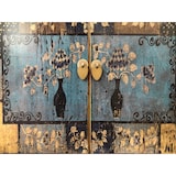 thumbnail of OPIUM OUTLET mobile cassettiera credenza 34740-5 blu asiatico cinese orientale