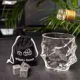 thumbnail of Intirilife Granit Whiskey Steine in STEIN GRAU - Je 2 x 2 cm - 9 Stück wiederverwendbare Granit Eiswürfel mit Aufbewahrungsbeutel