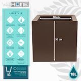 thumbnail of WellHome - Maceta modelo Cubo Dan-i 18L bronce