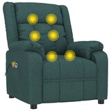 thumbnail of vidaXL Elektrischer Massagesessel Dunkelgrün Stoff