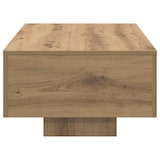 thumbnail of Table basse chêne artisanal 100x49,5x31 cm bois d'ingénierie Modèle Cristal Pro