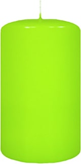 thumbnail of Flachkopf-Stumpenkerzen Lime Grün 200 x Ø 40 mm, 4 Stück