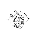 thumbnail of Somfy NHK-Kompakt Adapterlager 9910051