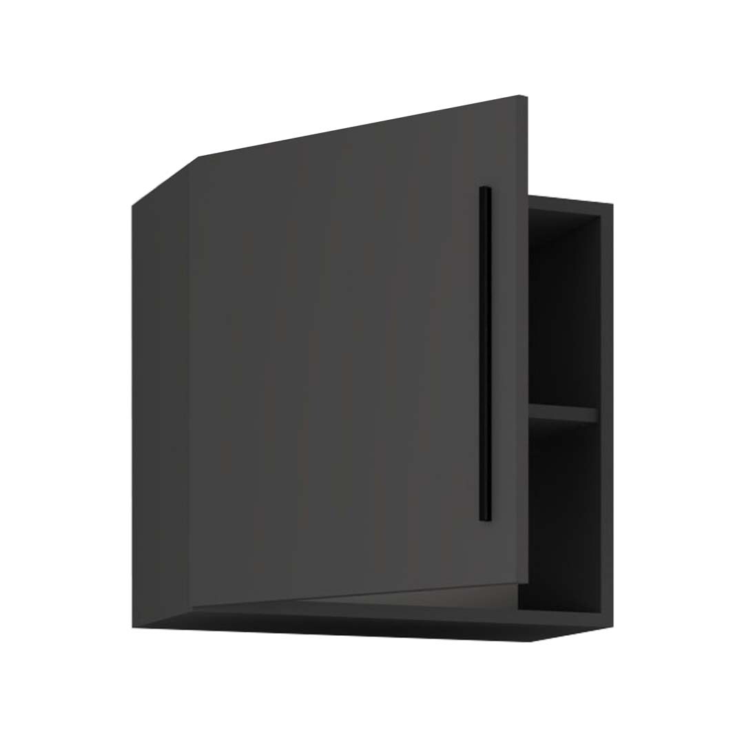 ArilaM TV Tisch wandschrank 1 Tür anthrazit.