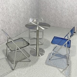 thumbnail of Gastronomiemöbel Edelstahl Bar Cafe Gewerblicher Tisch Bistrotisch runder Tisch 50x75cm【BXG-BY50】