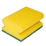 thumbnail of 24x10 Reinigungsschwamm Classic Gelb 7x9,5x4,5 cm mit Griffmulde Schwamm Putzschwamm