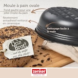 thumbnail of Moule à pain ovale 26 x 16 cm Zenker Black Metallic
