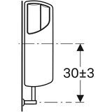 thumbnail of Geberit Aufputz-Spülkasten AP140.300 tiefh m 2-Mengen-Spülung weiß-alpin