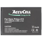 thumbnail of Akku passend für den Doro Primo 413 Akku RCB413 3,7 Volt 1200mAh